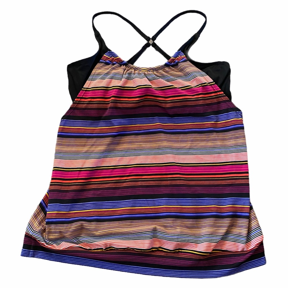 Athleta multicolor sports tank top size 36B/C